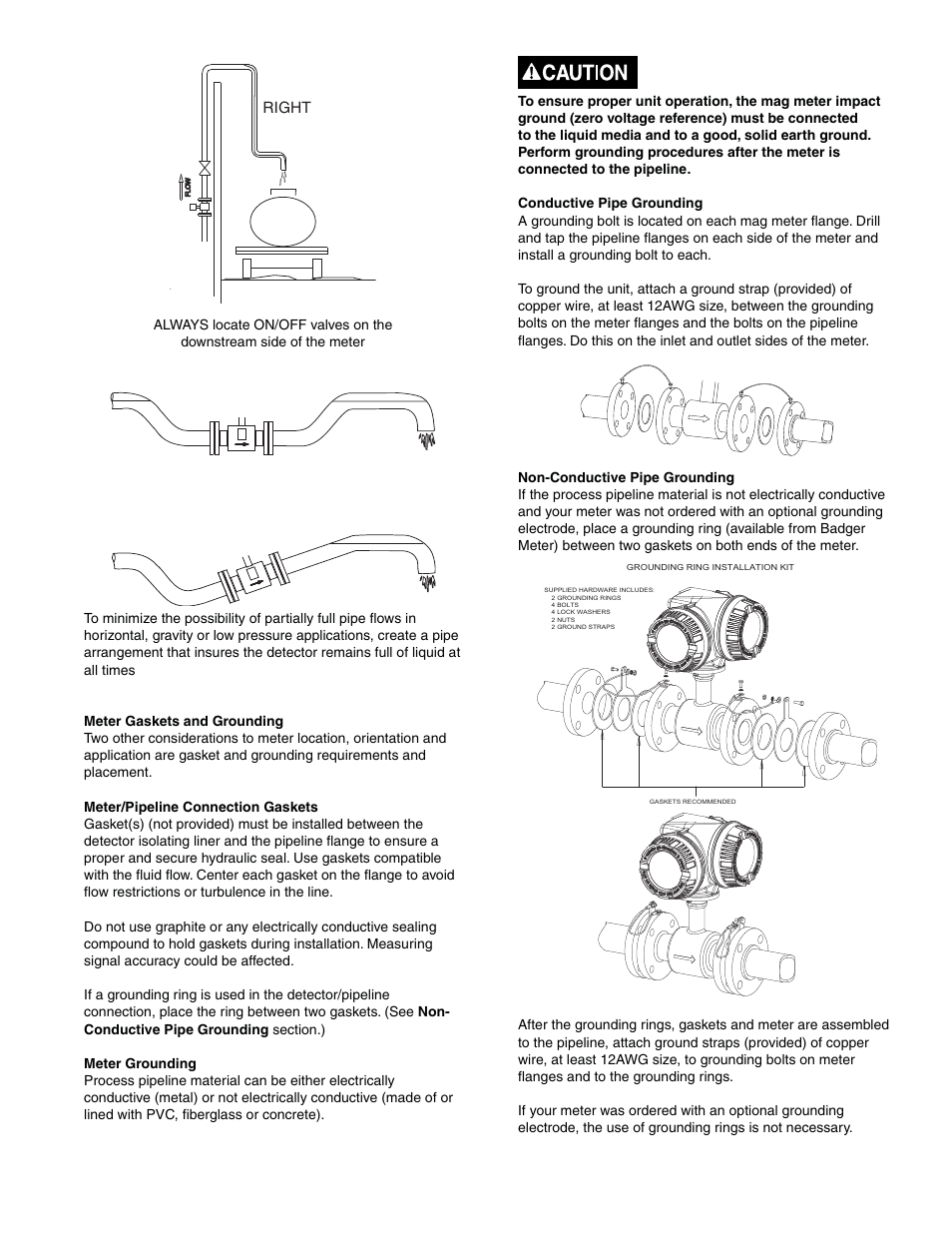 Right | Badger Meter M-Series M3000 User Manual | Page 9 / 40