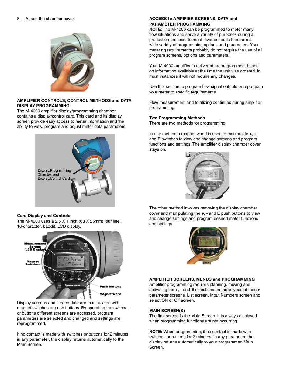 Badger Meter M-Series M4000 User Manual | Page 16 / 36