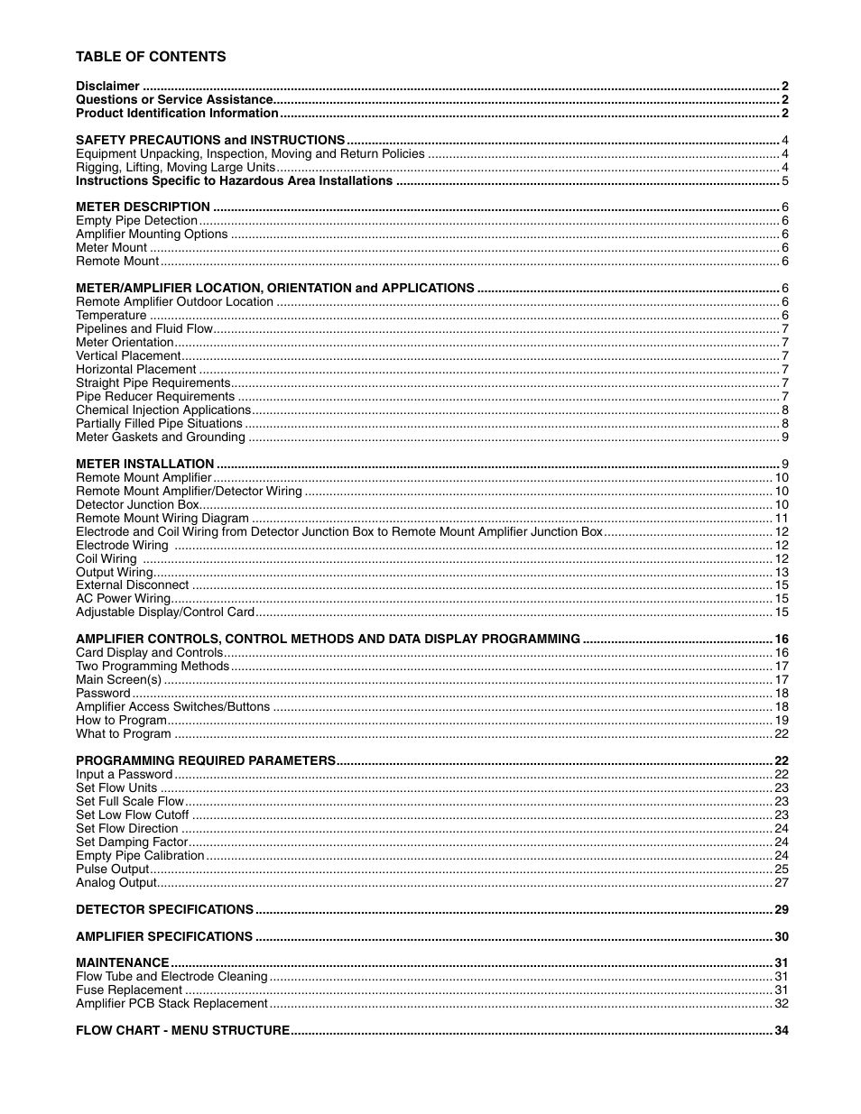 Badger Meter M-Series M4000 User Manual | Page 3 / 36