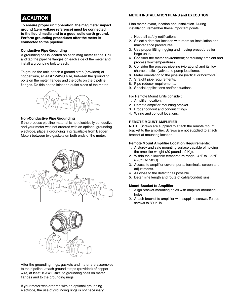 Badger Meter M-Series M4000 User Manual | Page 9 / 36