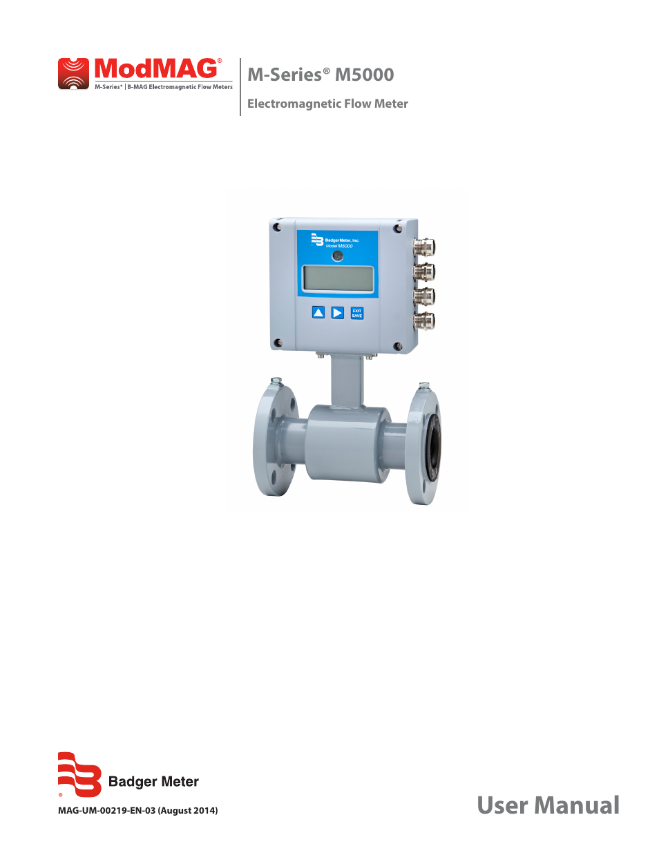 Badger Meter M-Series M5000 User Manual | 36 pages