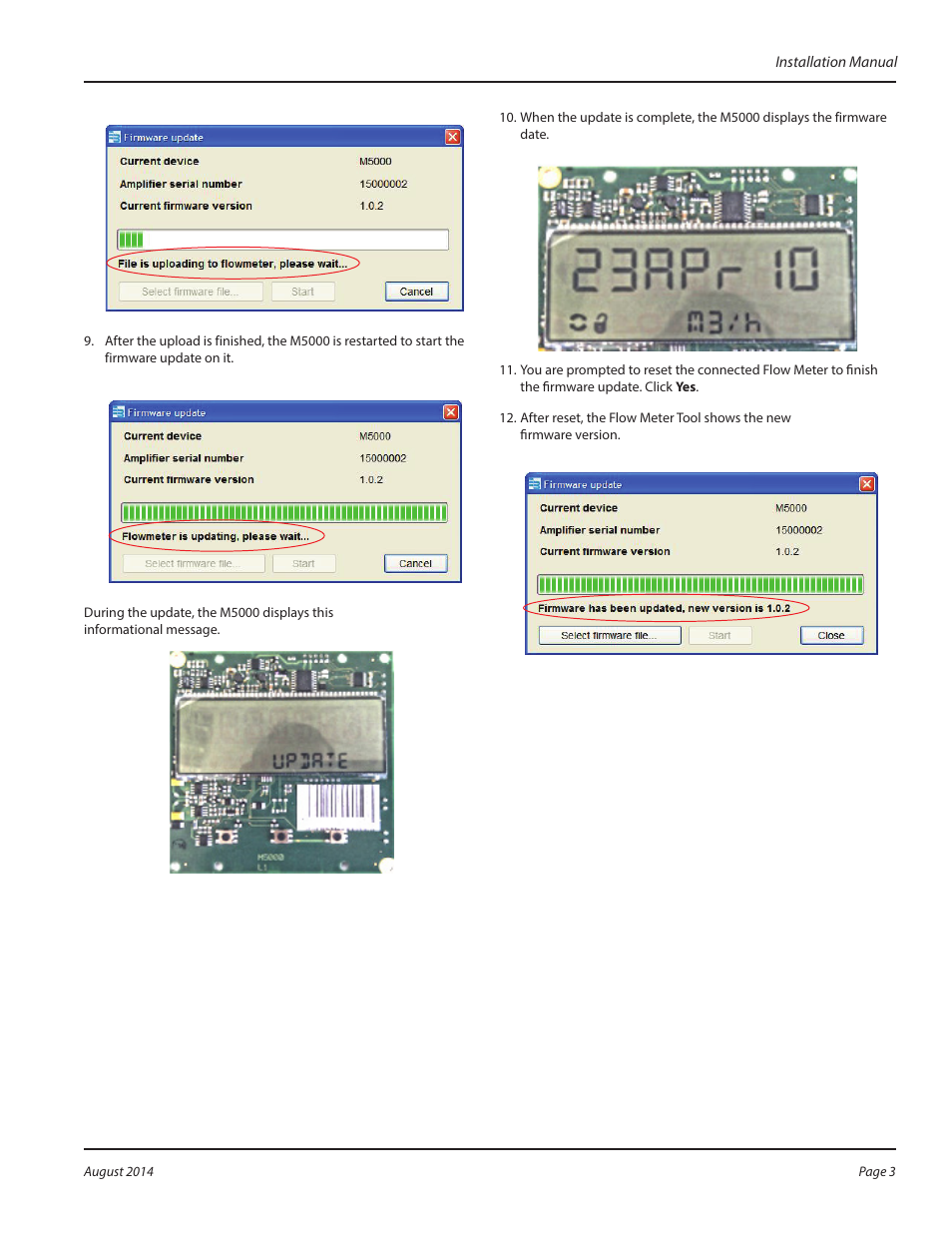 Badger Meter M-Series M5000 User Manual | Page 3 / 4