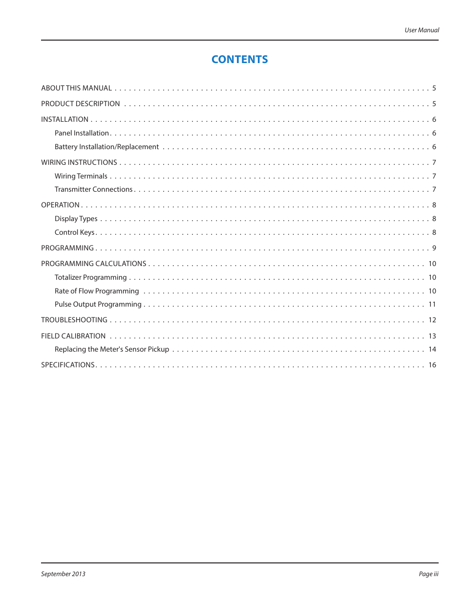 Badger Meter Test Equipment User Manual | Page 3 / 16