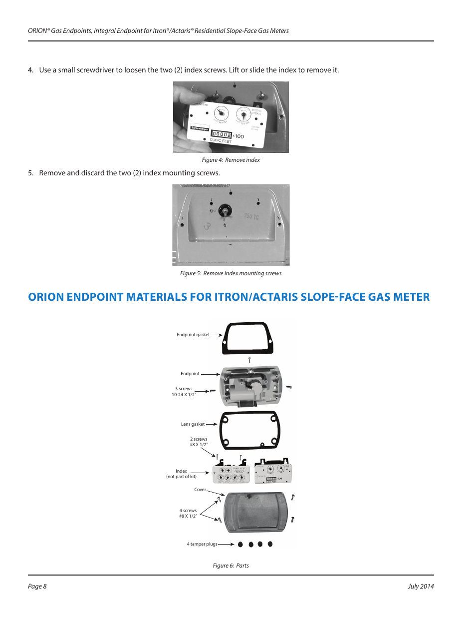 Badger Meter ORION AMR/AMI Hardware Solutions for Gas Utilities User Manual | Page 8 / 16