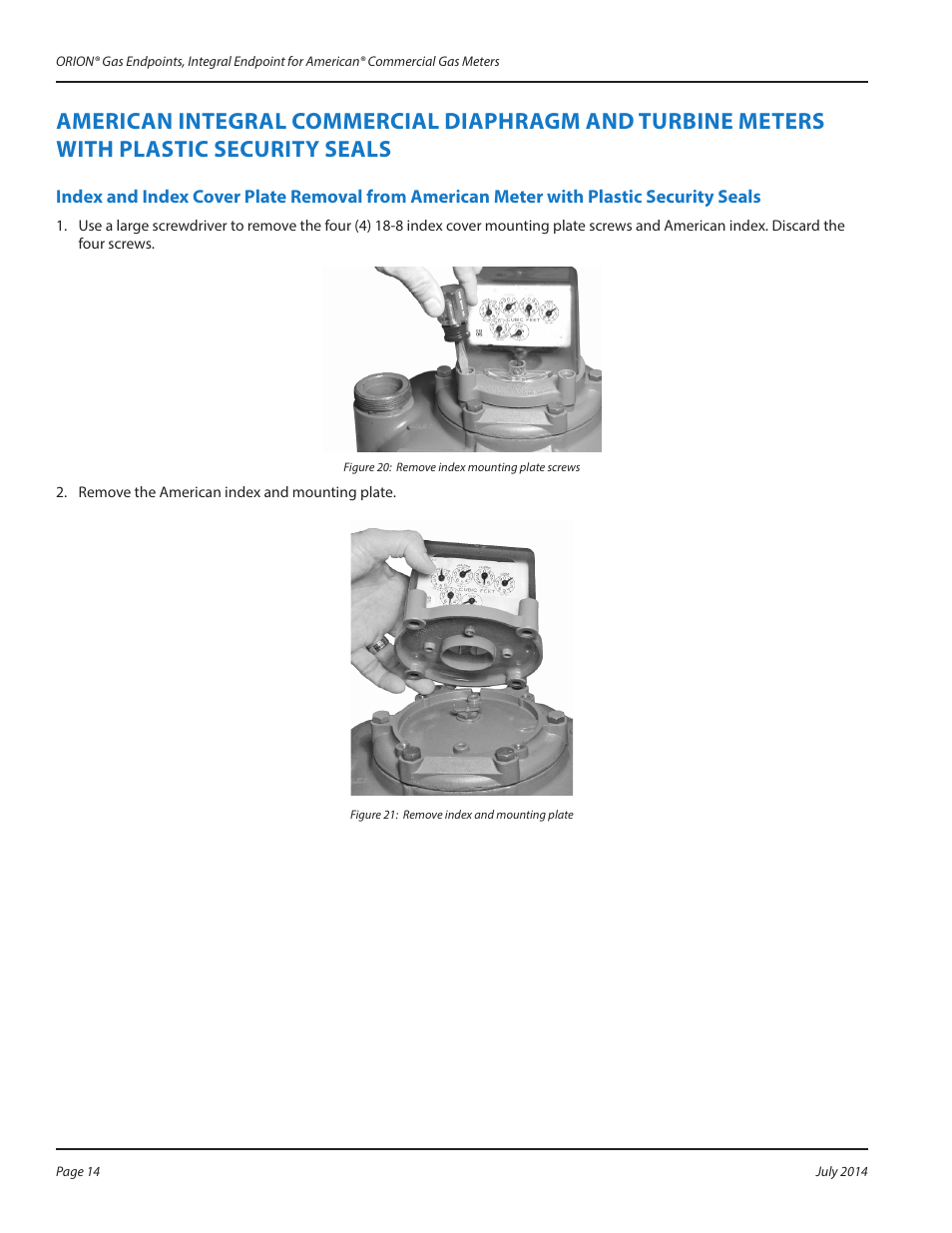Adding additional labels, Adding additional labels 14 | Badger Meter ORION AMR/AMI Hardware Solutions for Gas Utilities User Manual | Page 14 / 20