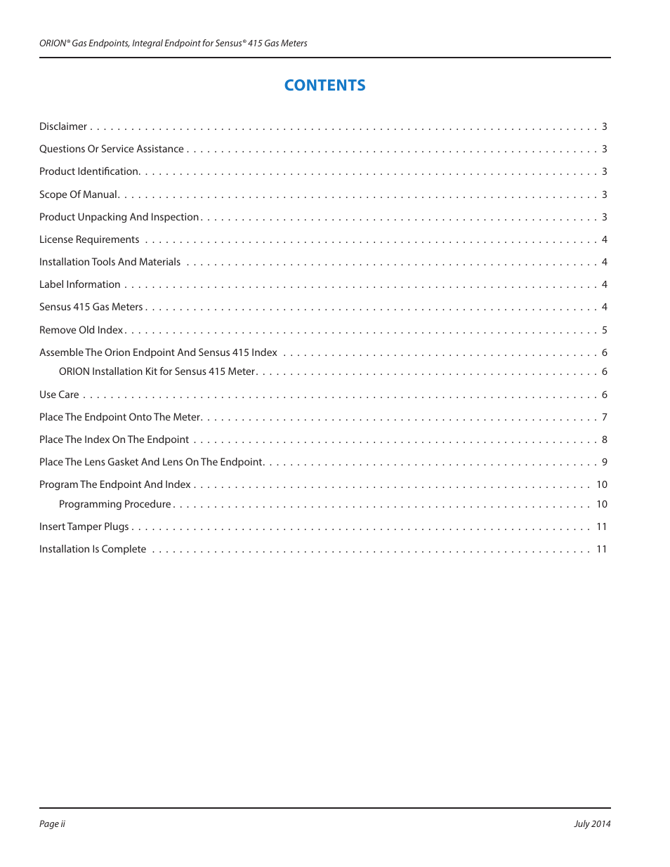 Badger Meter ORION AMR/AMI Hardware Solutions for Gas Utilities User Manual | Page 2 / 12