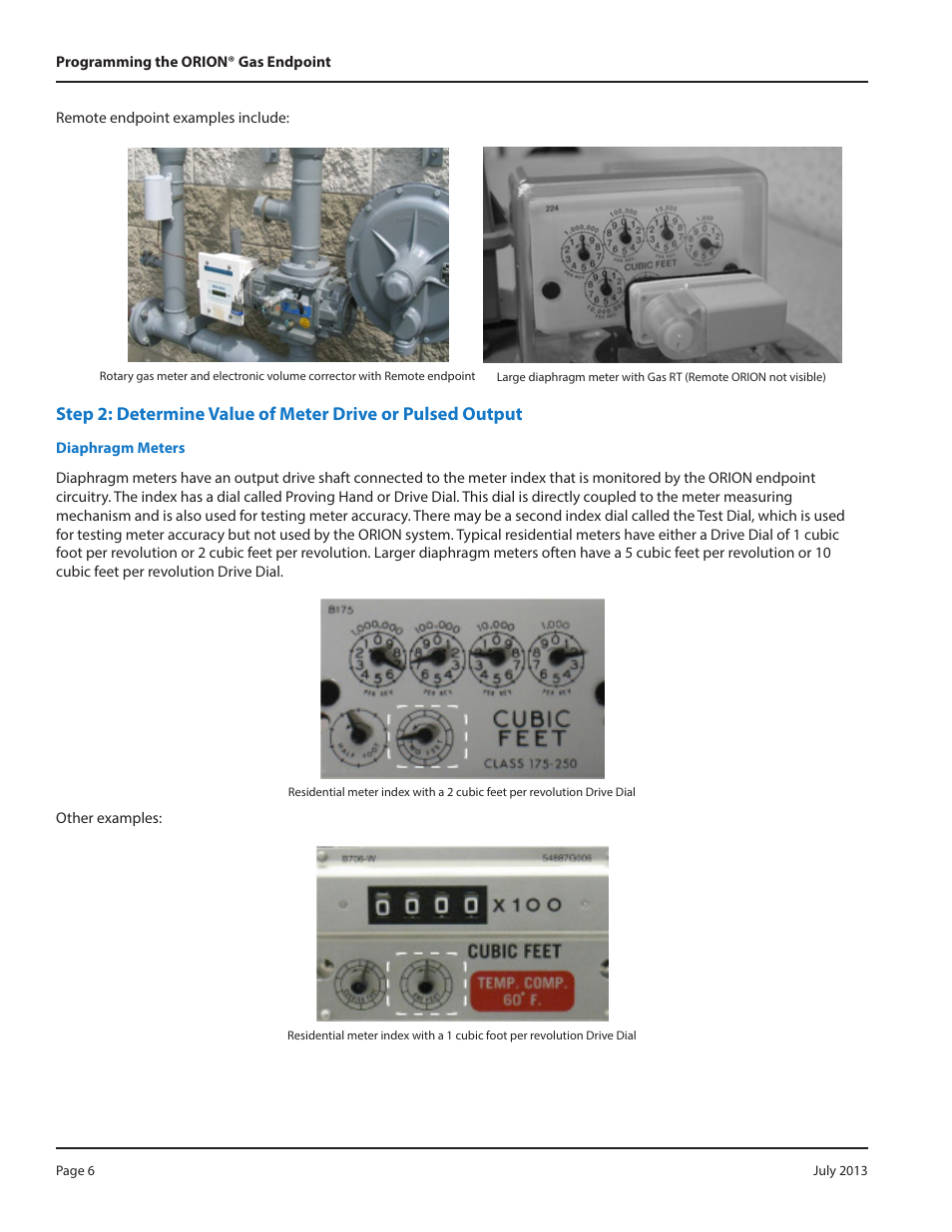 Badger Meter ORION AMR/AMI Hardware Solutions for Gas Utilities User Manual | Page 6 / 36