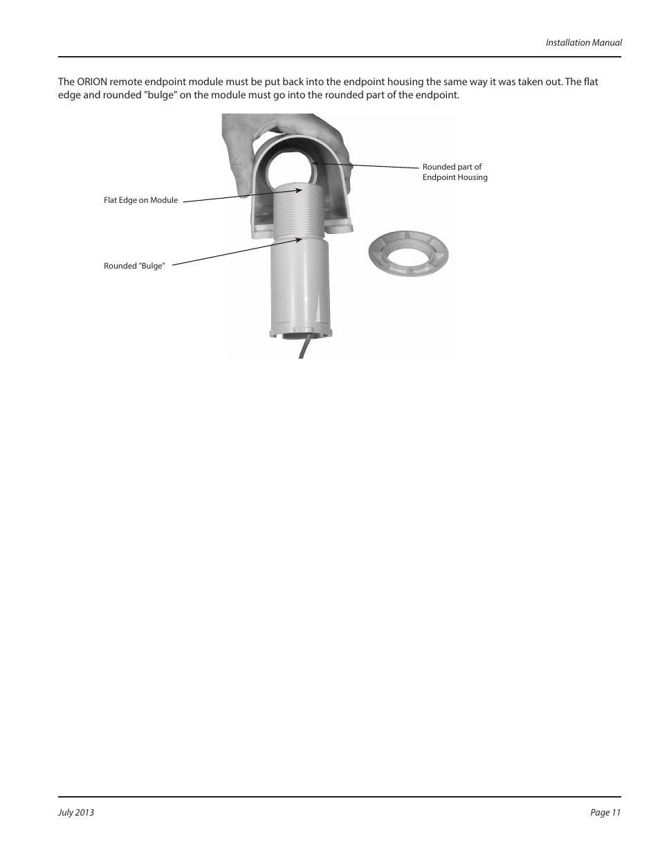 Badger Meter ORION AMR/AMI Hardware Solutions for Gas Utilities User Manual | Page 11 / 24