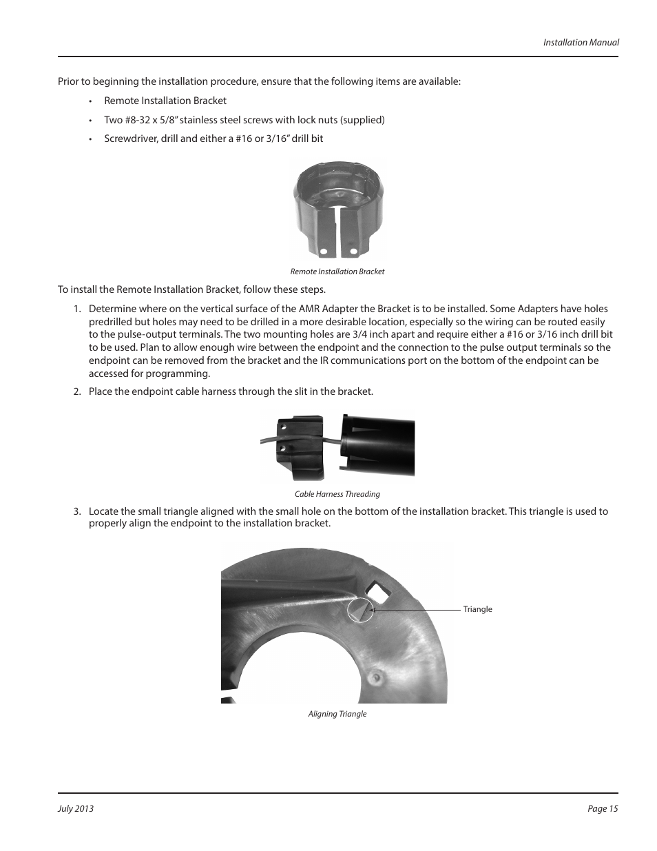 Badger Meter ORION AMR/AMI Hardware Solutions for Gas Utilities User Manual | Page 15 / 24