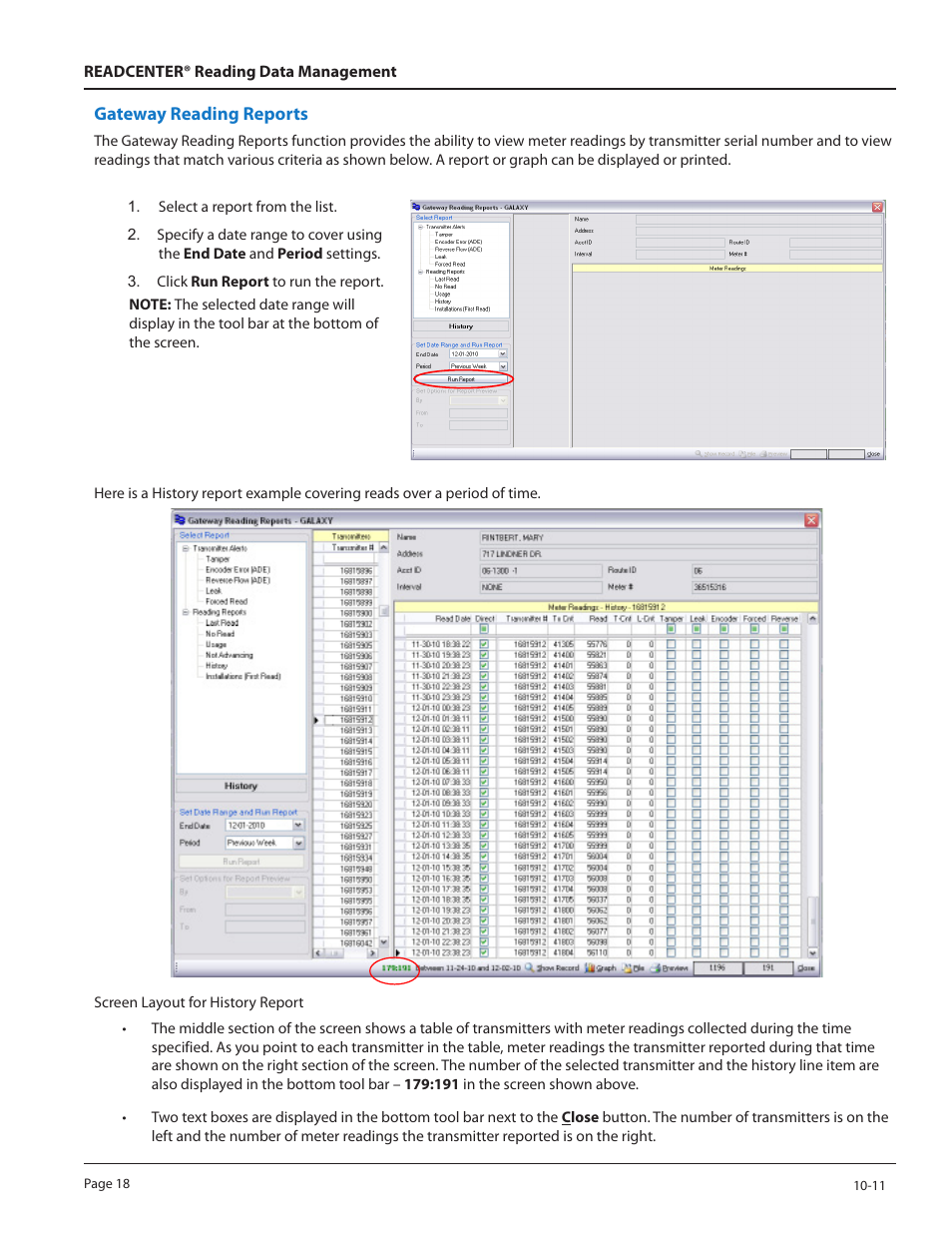 Badger Meter ReadCenter User Manual | Page 18 / 60