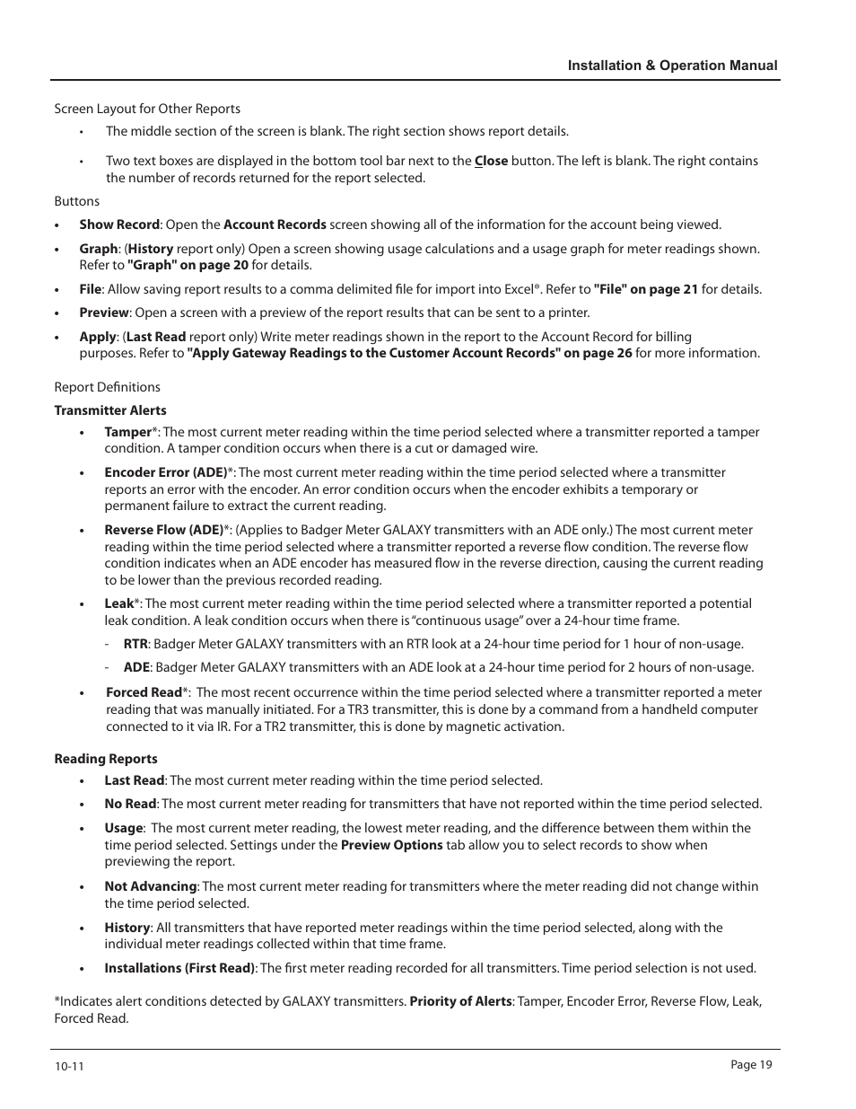 Badger Meter ReadCenter User Manual | Page 19 / 60