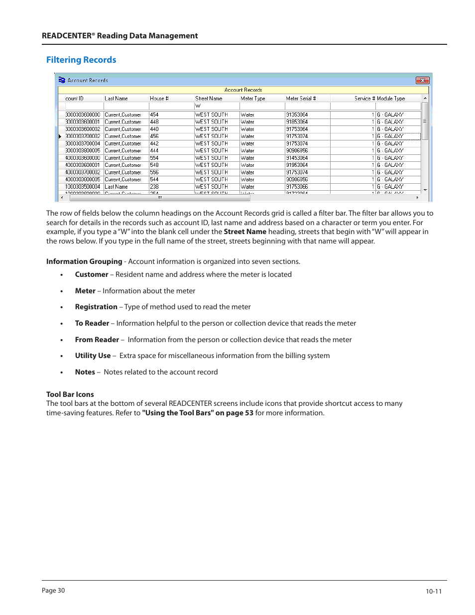 Badger Meter ReadCenter User Manual | Page 30 / 60