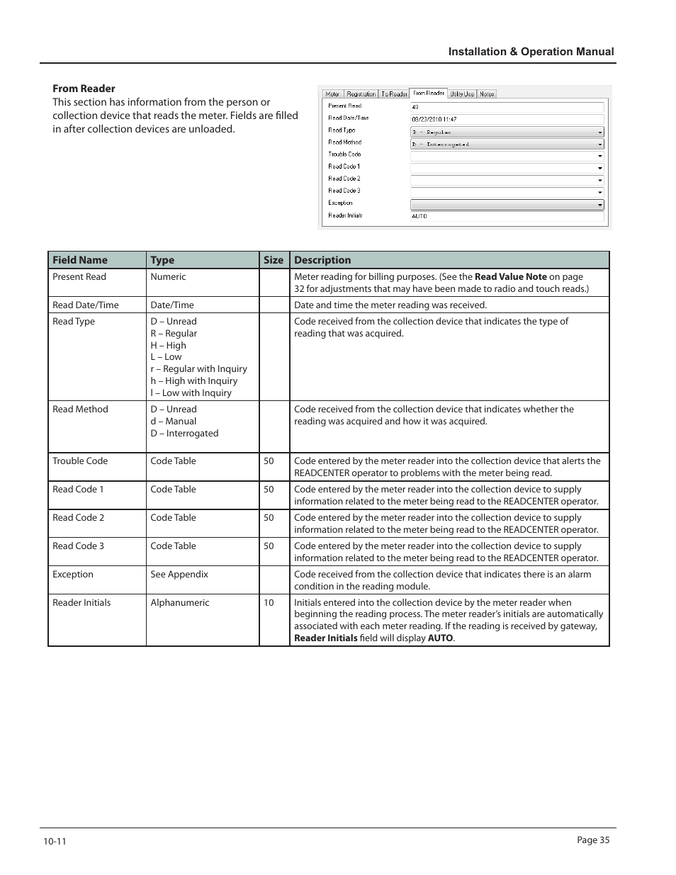 Badger Meter ReadCenter User Manual | Page 35 / 60