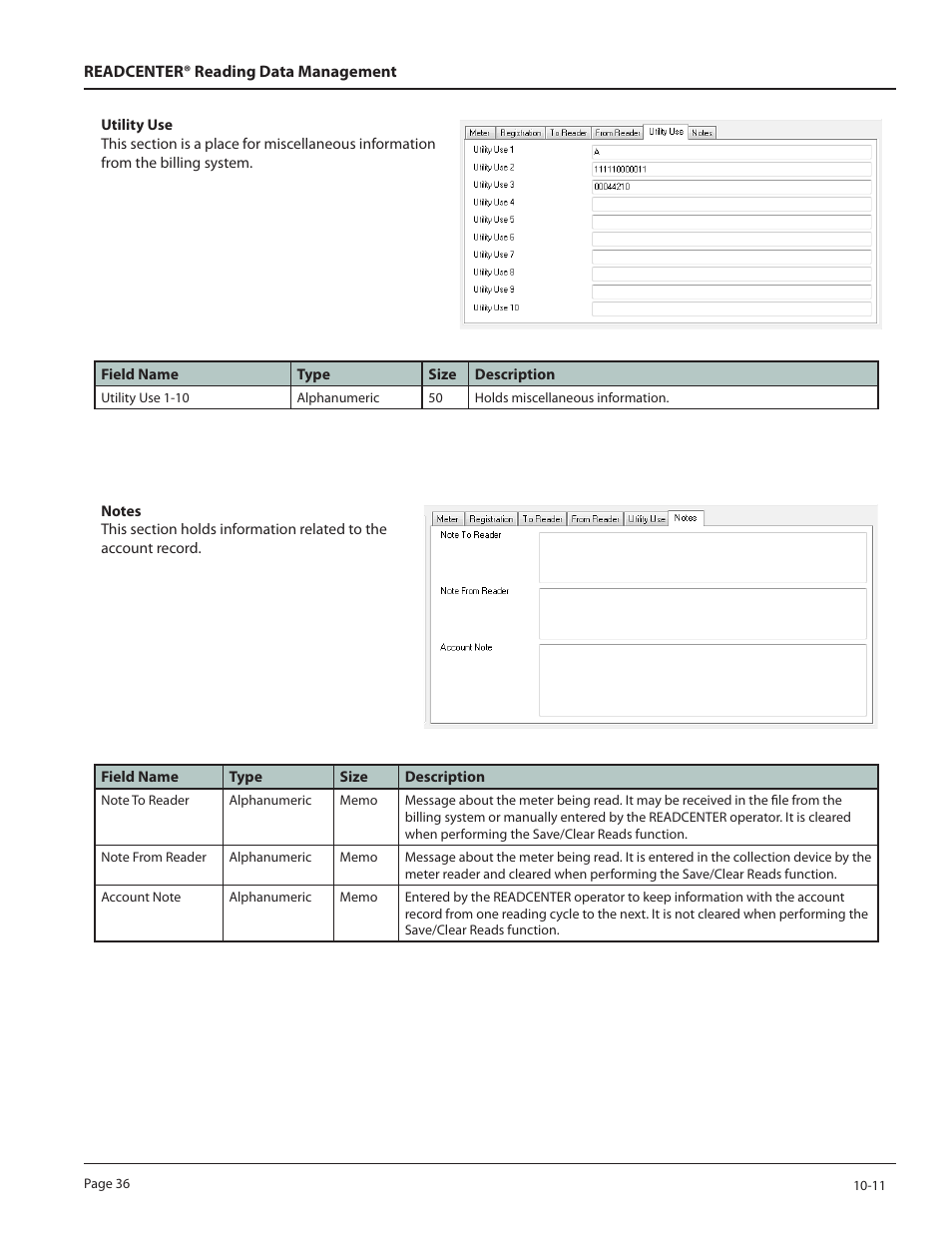 Badger Meter ReadCenter User Manual | Page 36 / 60