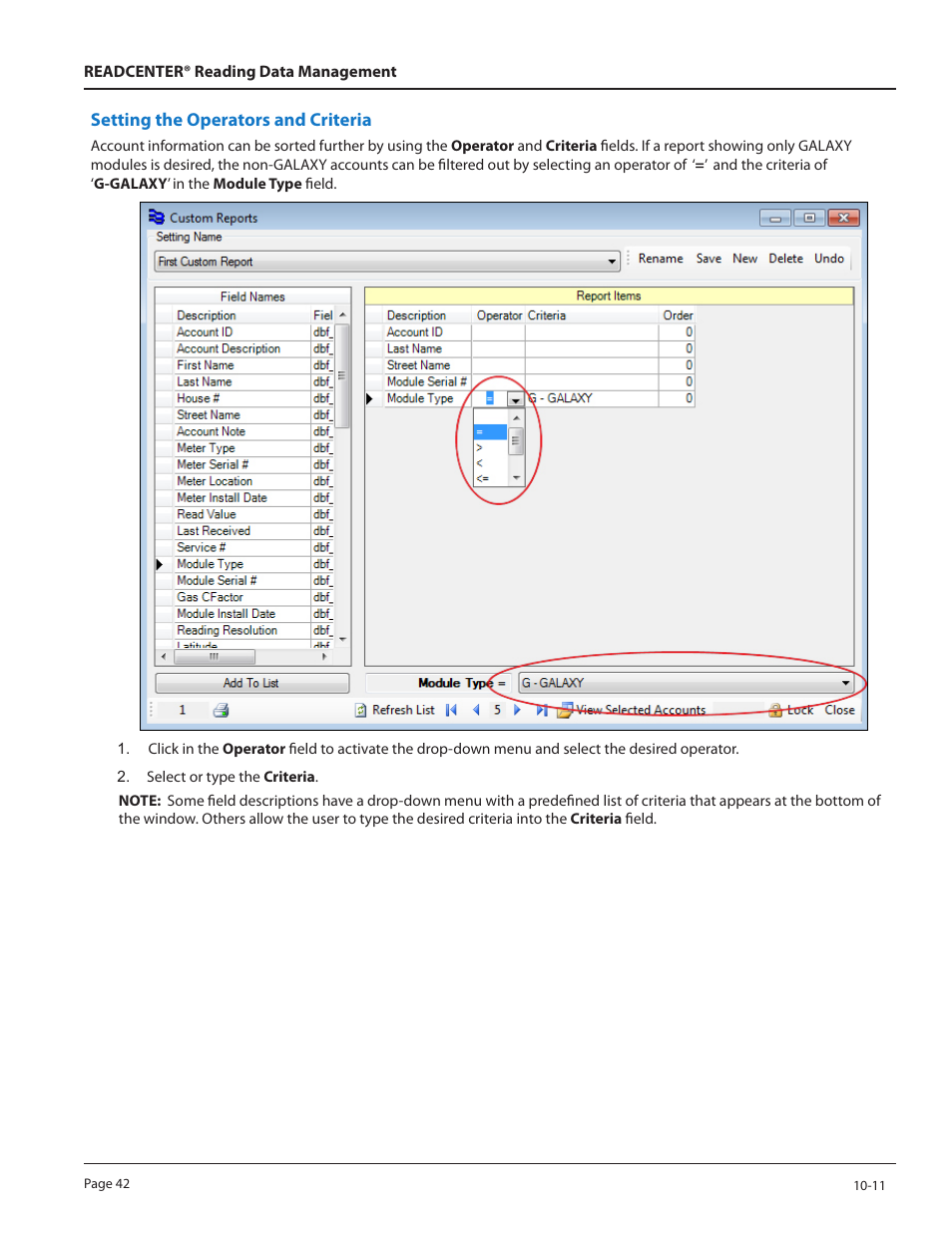 Badger Meter ReadCenter User Manual | Page 42 / 60