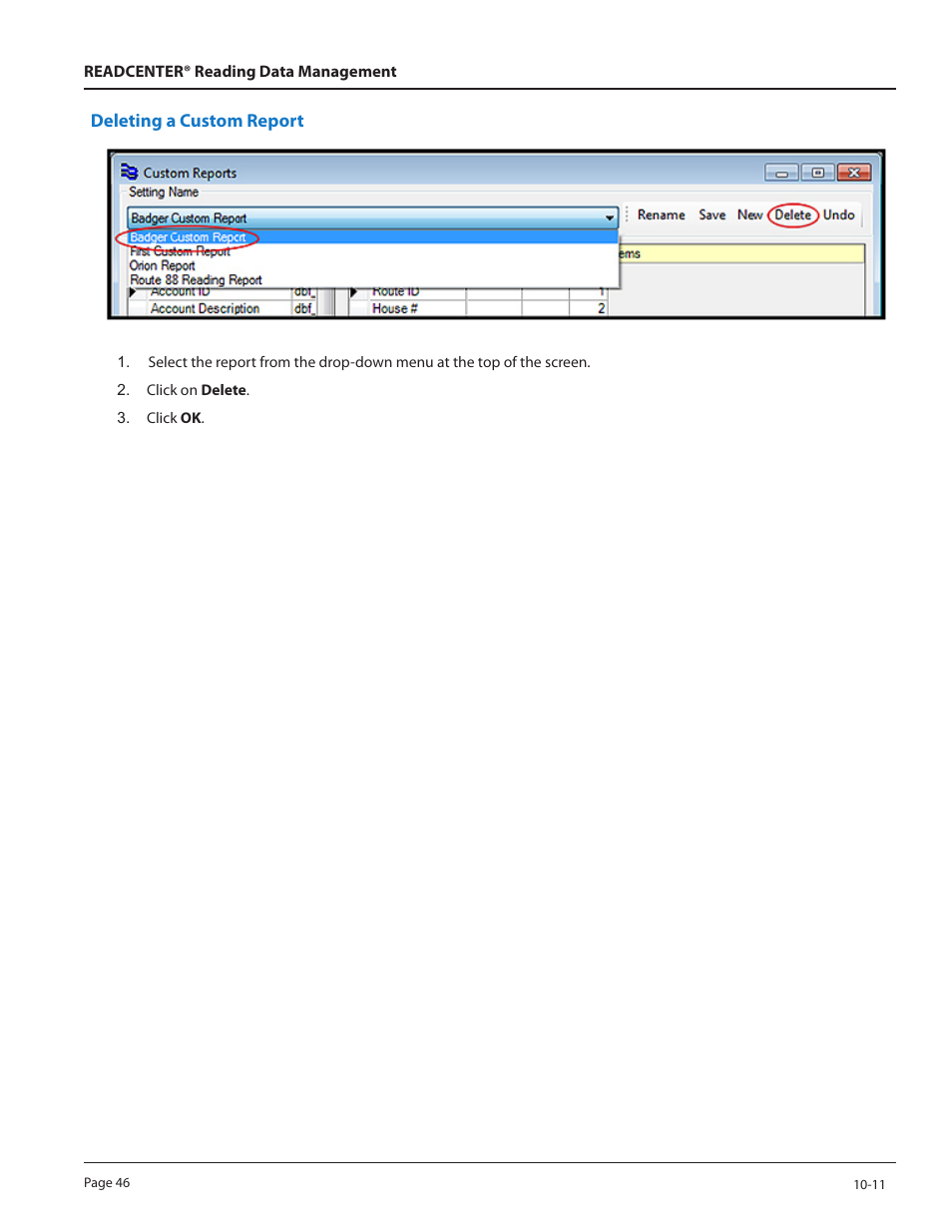 Badger Meter ReadCenter User Manual | Page 46 / 60