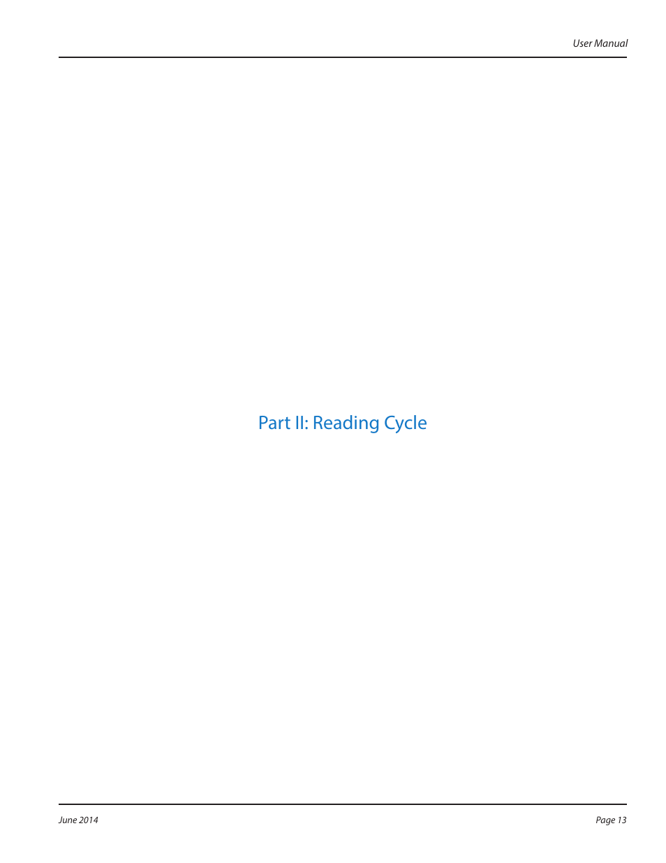 Part ii: reading cycle | Badger Meter ReadCenter User Manual | Page 13 / 112