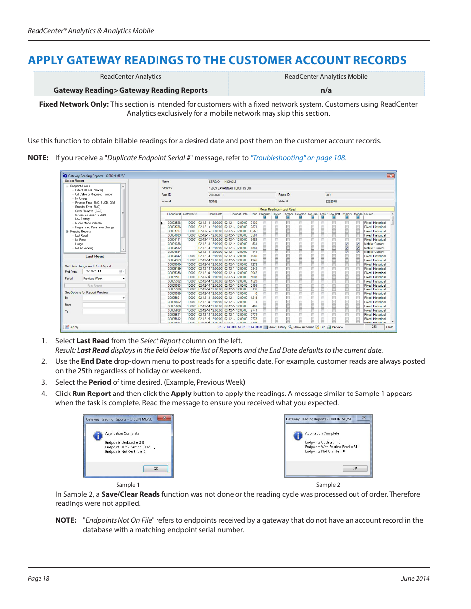 Badger Meter ReadCenter User Manual | Page 18 / 112