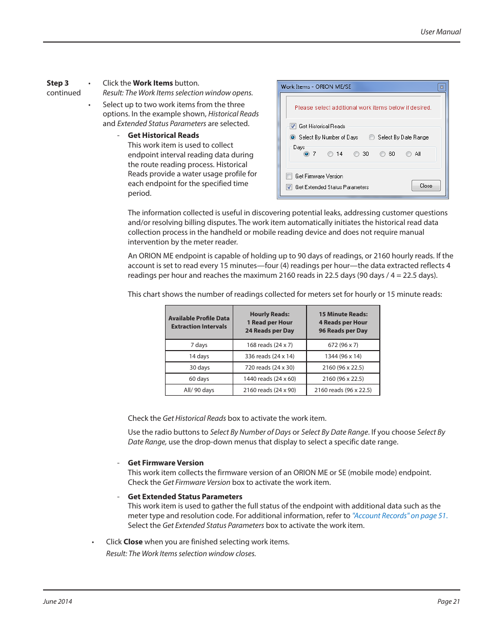 Badger Meter ReadCenter User Manual | Page 21 / 112