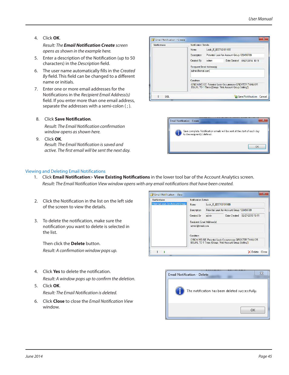 Badger Meter ReadCenter User Manual | Page 45 / 112