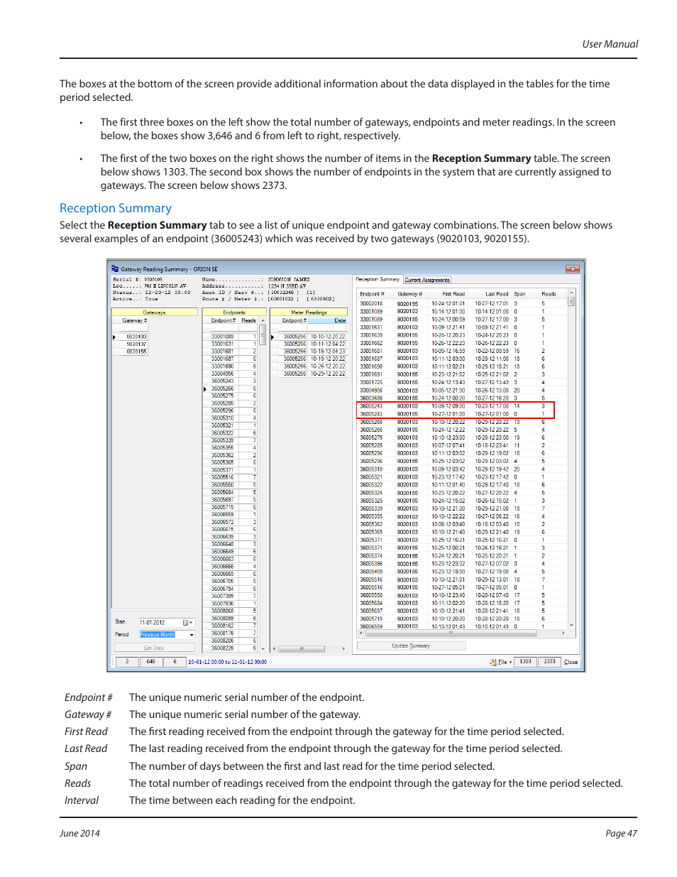 Badger Meter ReadCenter User Manual | Page 47 / 112