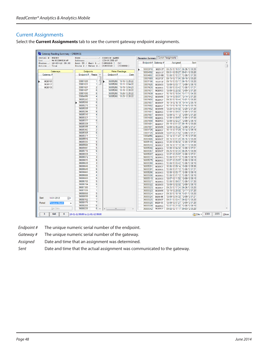 Badger Meter ReadCenter User Manual | Page 48 / 112