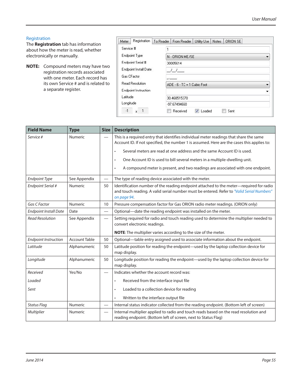 Badger Meter ReadCenter User Manual | Page 55 / 112