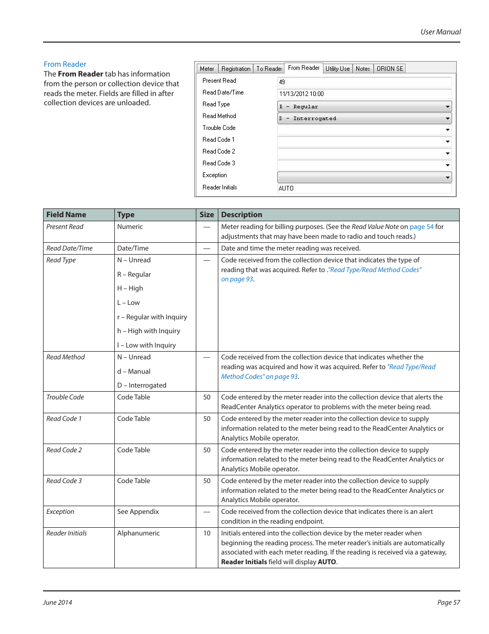 Badger Meter ReadCenter User Manual | Page 57 / 112