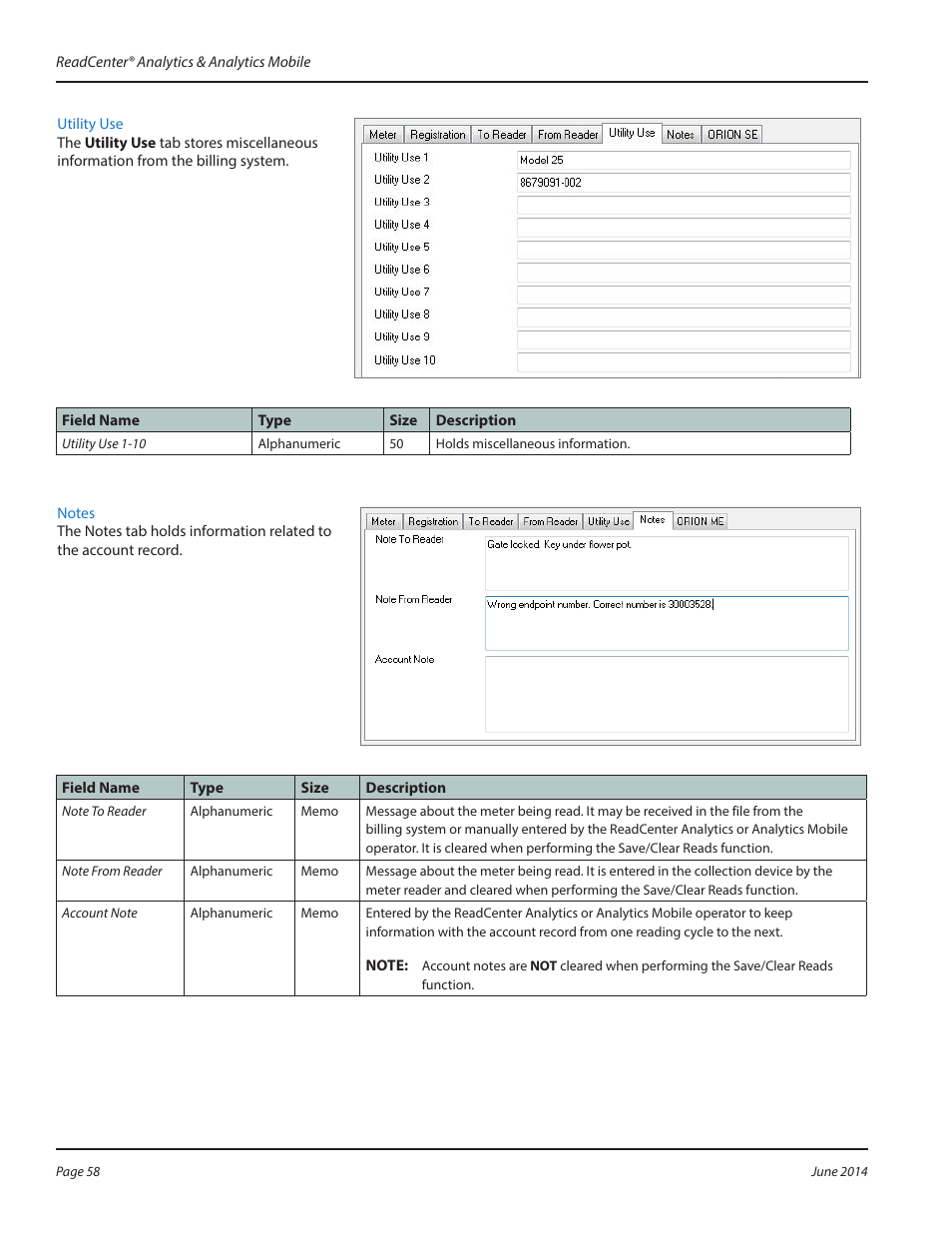 Badger Meter ReadCenter User Manual | Page 58 / 112