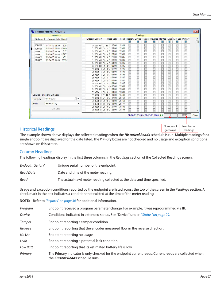 Badger Meter ReadCenter User Manual | Page 67 / 112