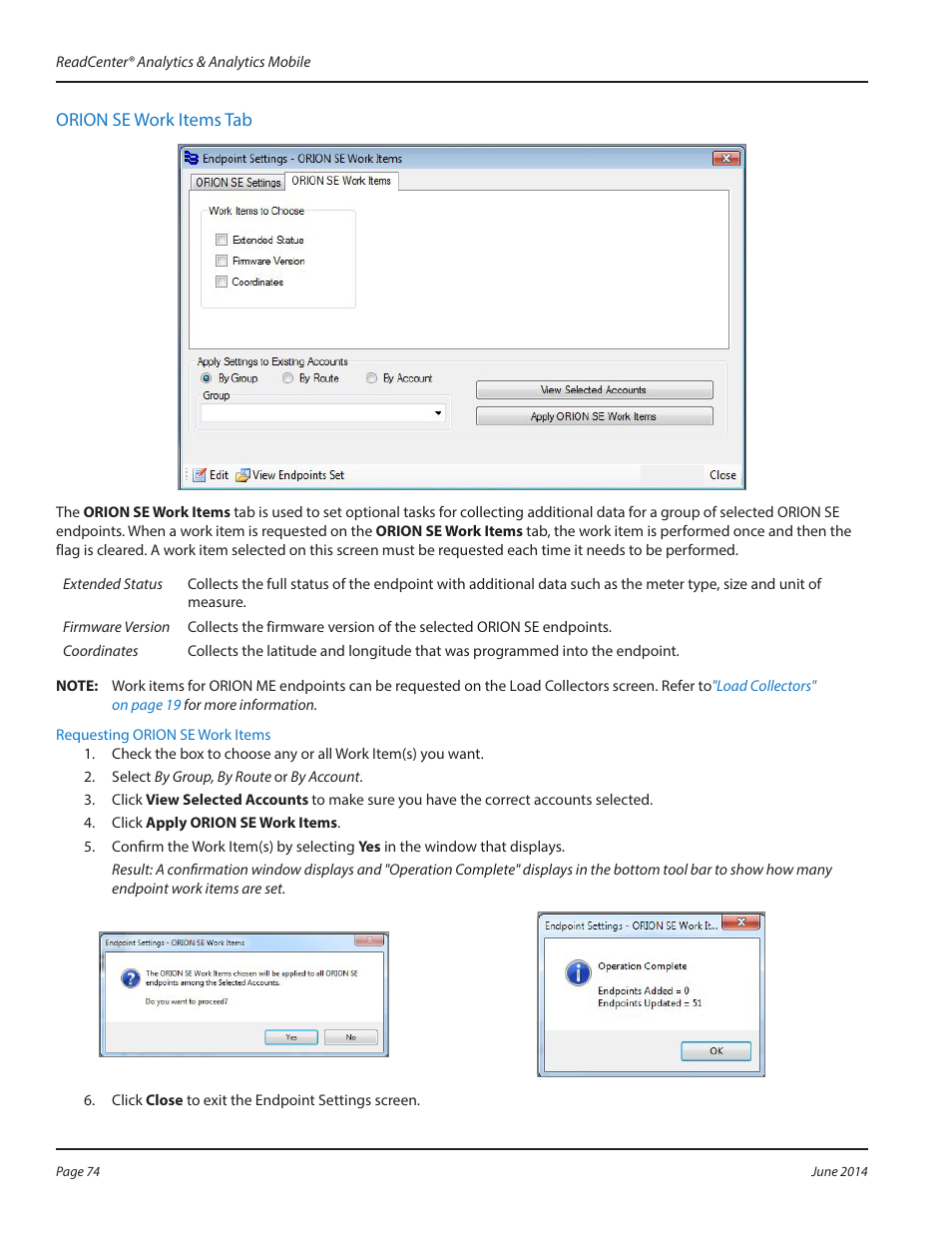 Badger Meter ReadCenter User Manual | Page 74 / 112