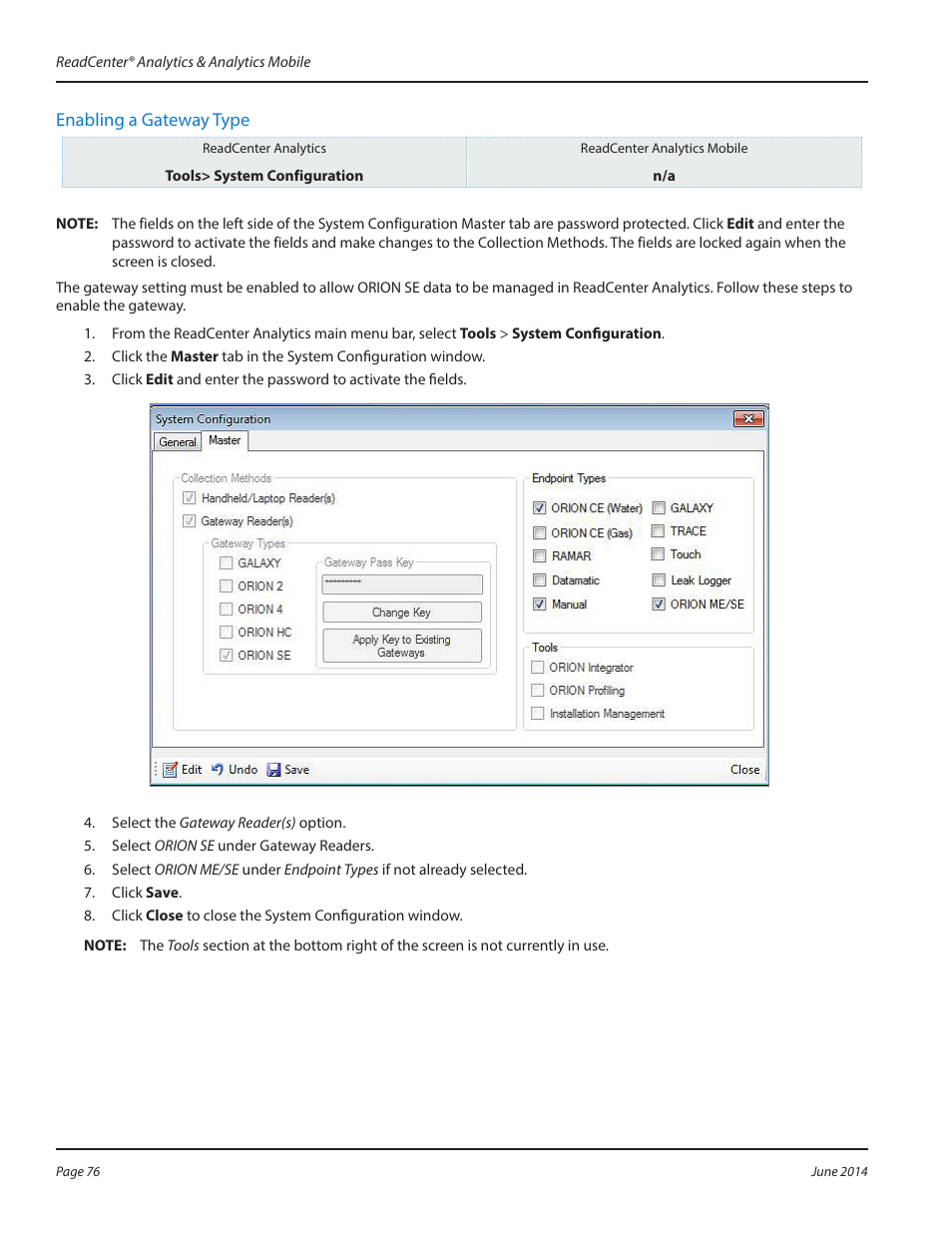 Badger Meter ReadCenter User Manual | Page 76 / 112