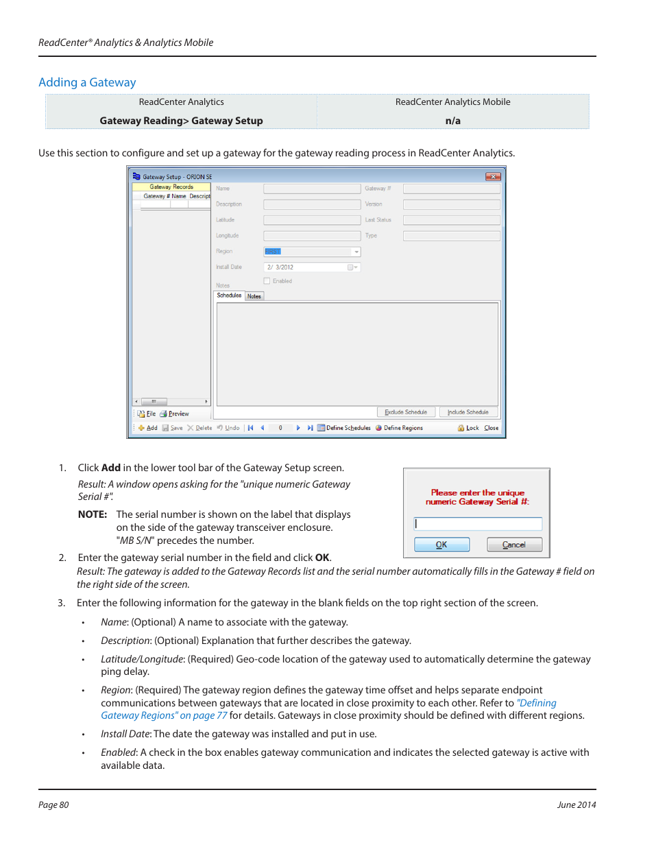 Badger Meter ReadCenter User Manual | Page 80 / 112