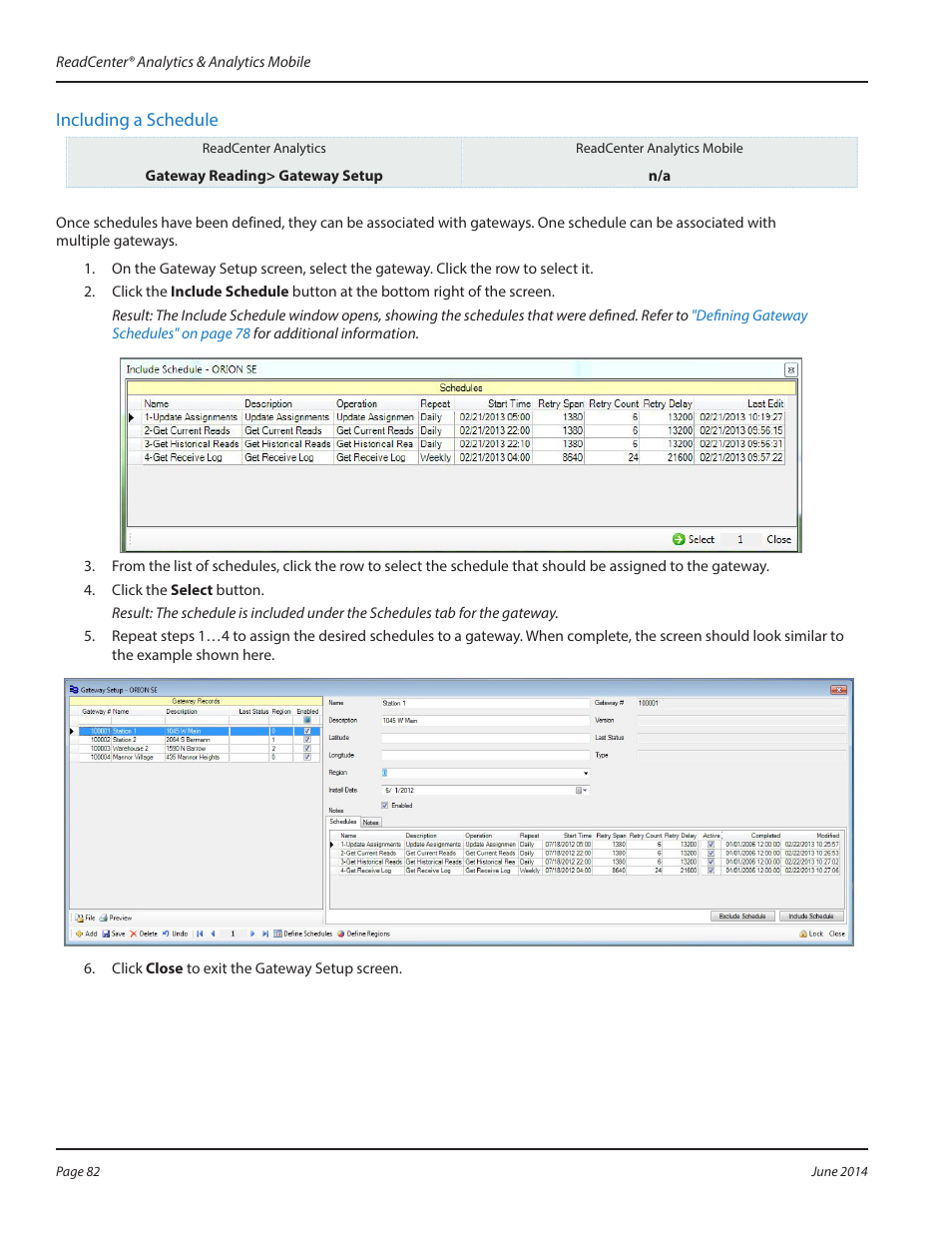 Badger Meter ReadCenter User Manual | Page 82 / 112