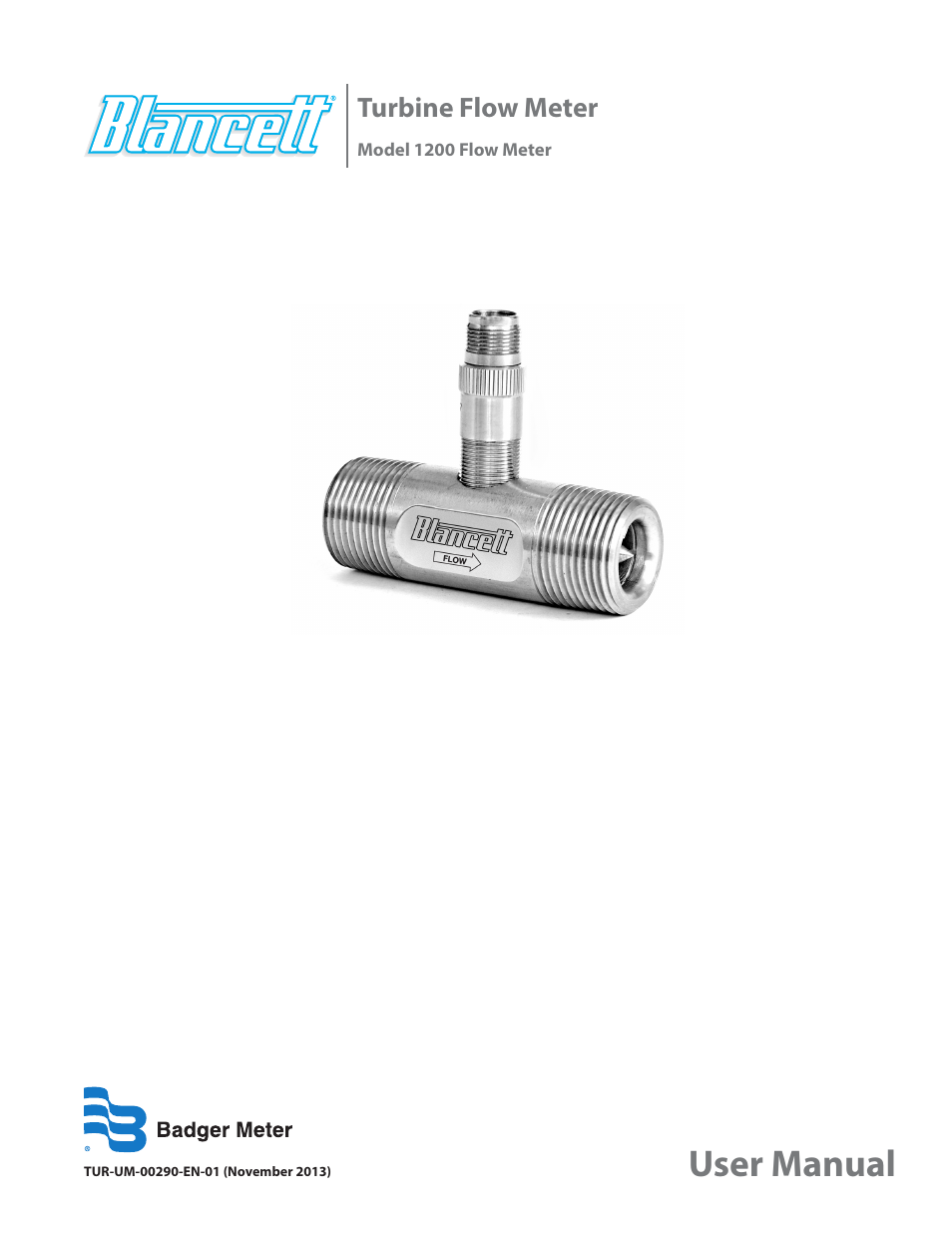 Badger Meter 1200 User Manual | 12 pages
