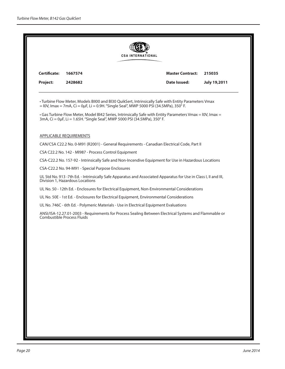 Badger Meter QuikSert User Manual | Page 20 / 24