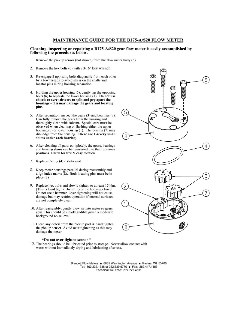 Badger Meter Positive Displacement User Manual | Page 15 / 24