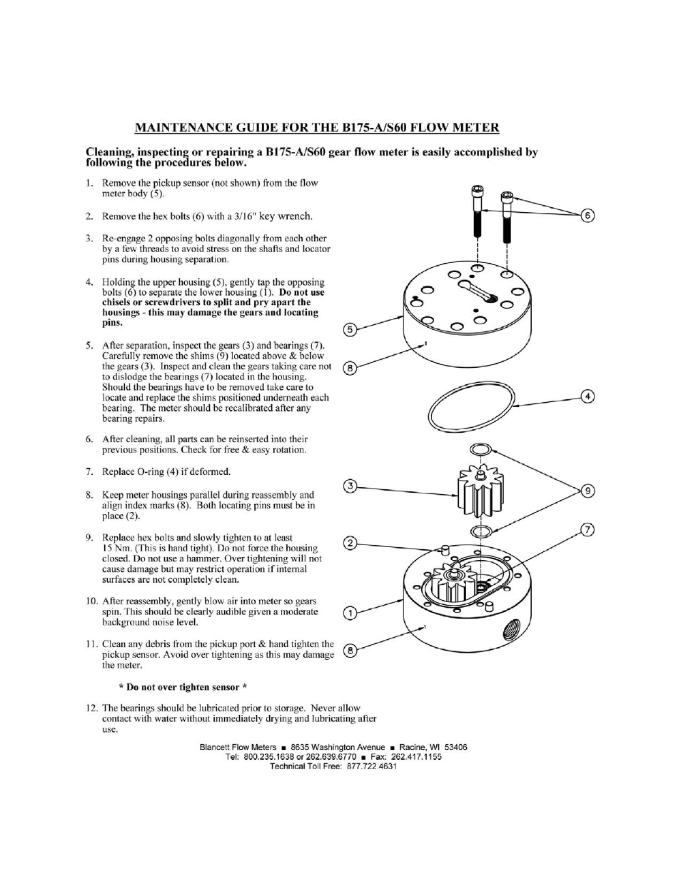 Badger Meter Positive Displacement User Manual | Page 17 / 24