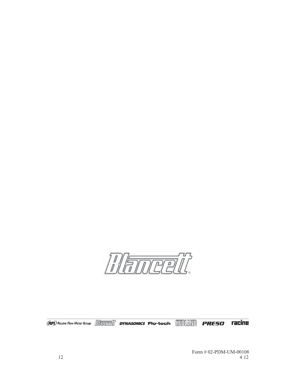 Badger Meter Positive Displacement User Manual | Page 24 / 24