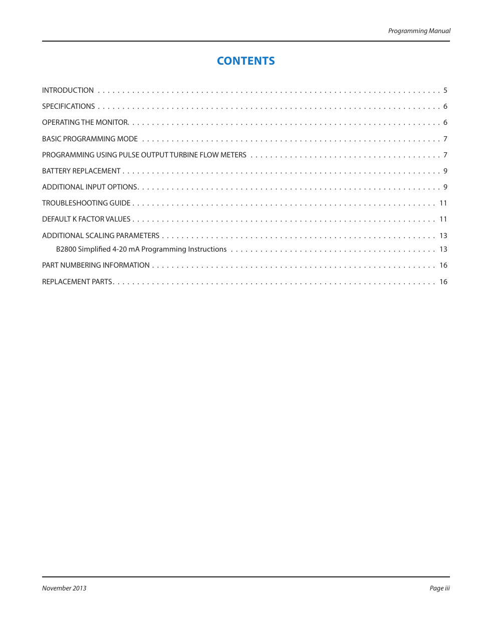 Badger Meter B2800 User Manual | Page 3 / 16