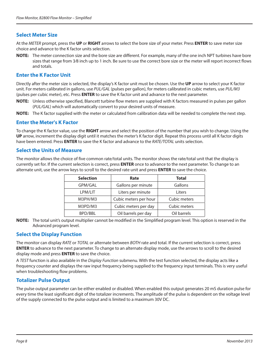 Badger Meter B2800 User Manual | Page 8 / 16