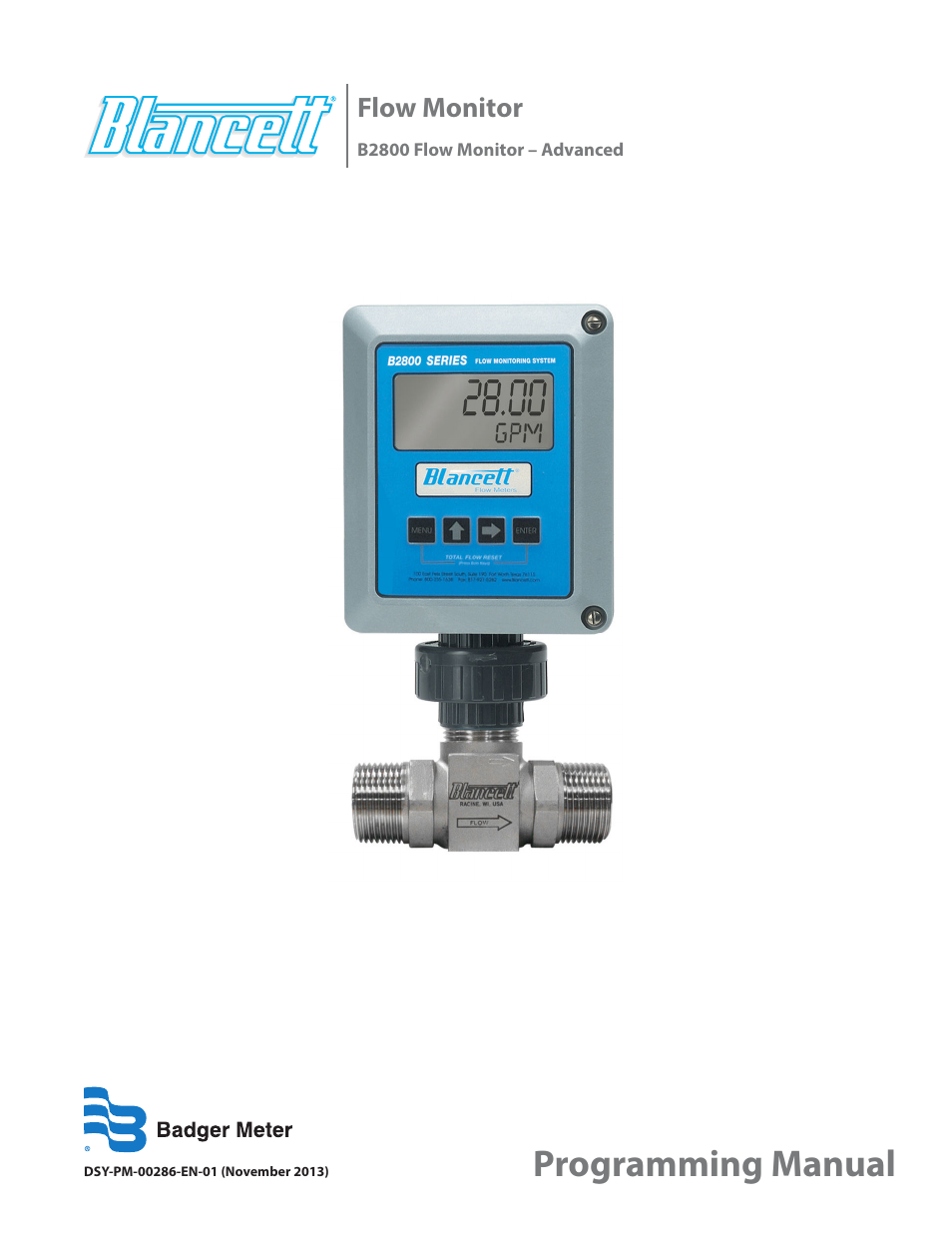 Badger Meter B2800 User Manual | 24 pages