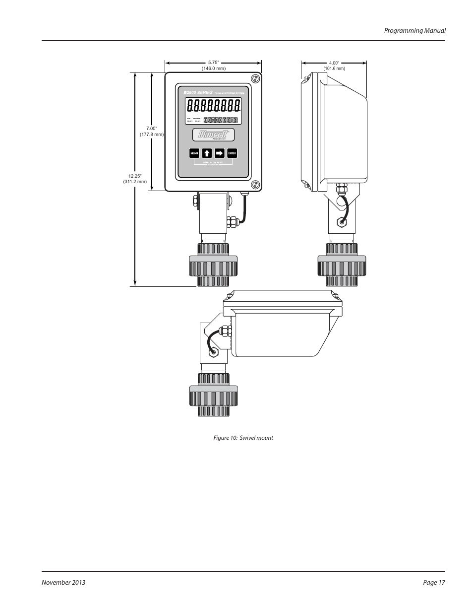 Badger Meter B2800 User Manual | Page 17 / 24