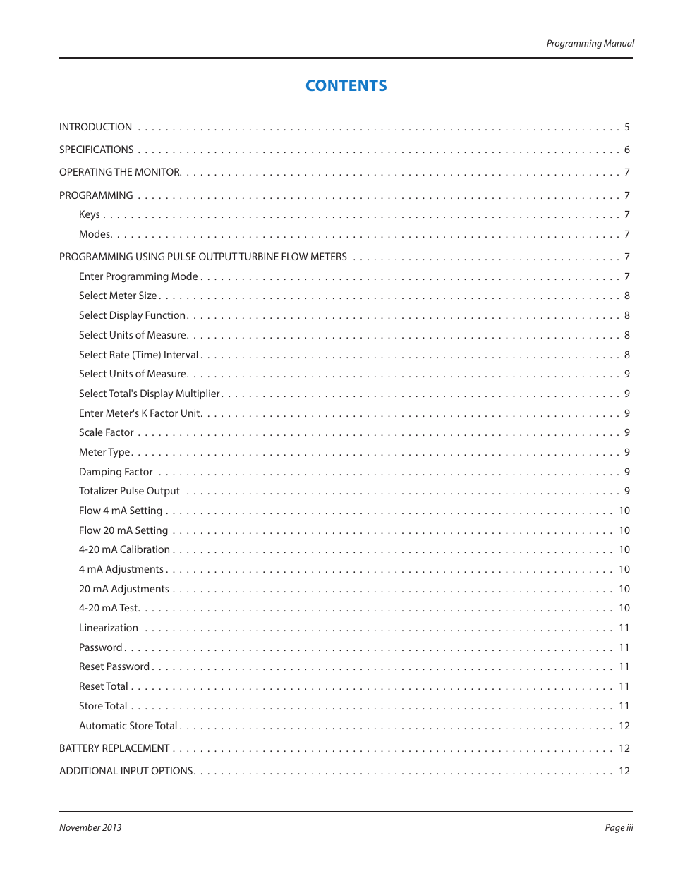 Badger Meter B2800 User Manual | Page 3 / 24