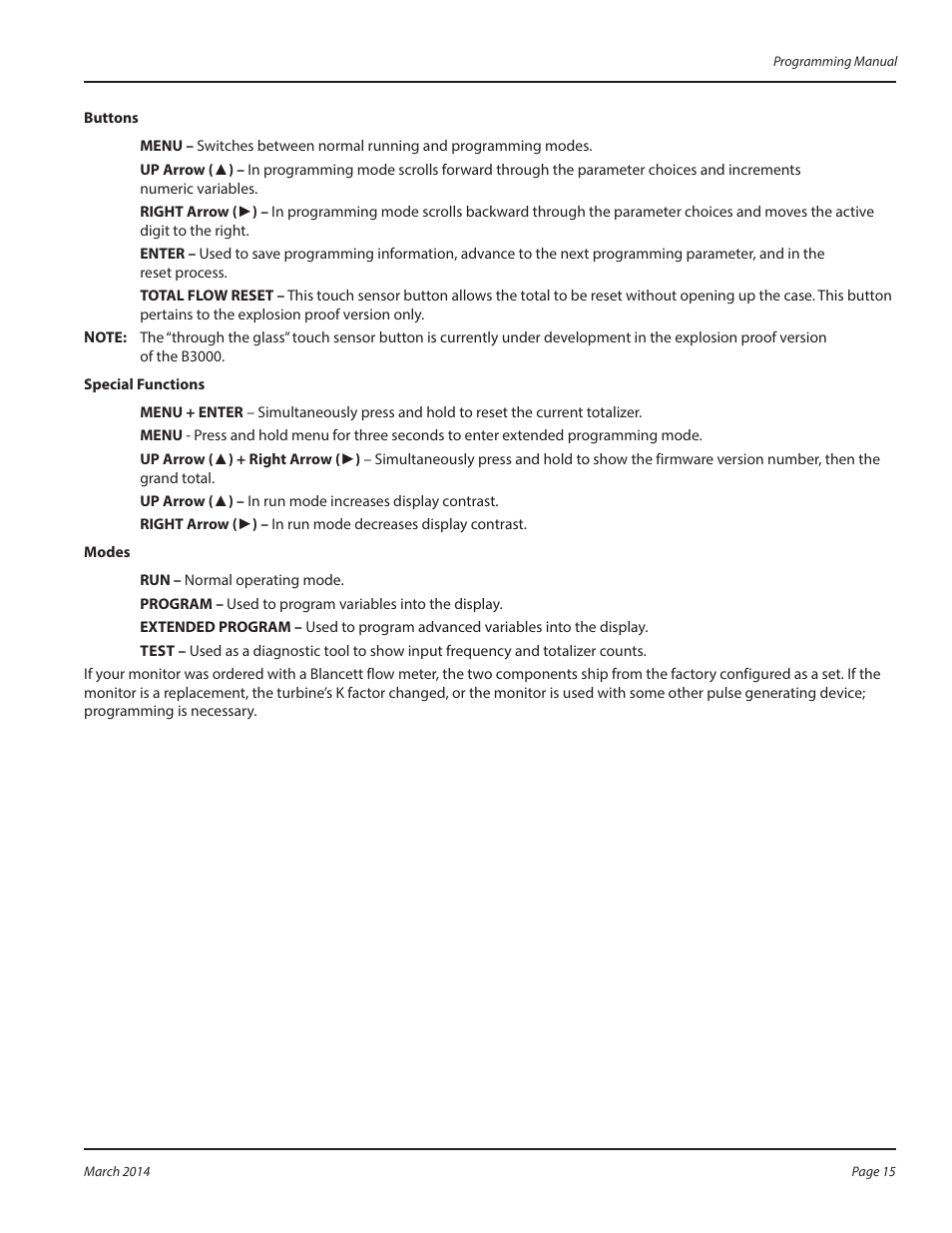 Badger Meter B3000 User Manual | Page 15 / 52