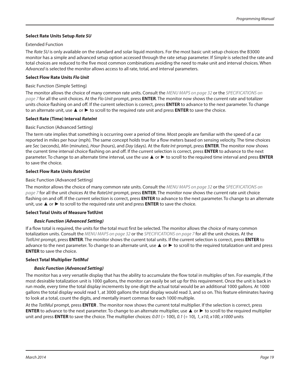 Badger Meter B3000 User Manual | Page 19 / 52