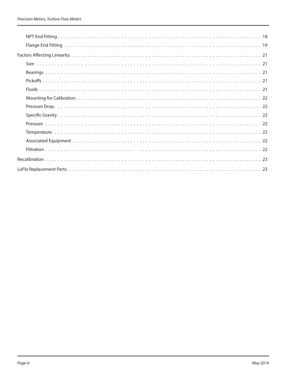 Badger Meter Cox Precision Turbine Meters User Manual | Page 4 / 24