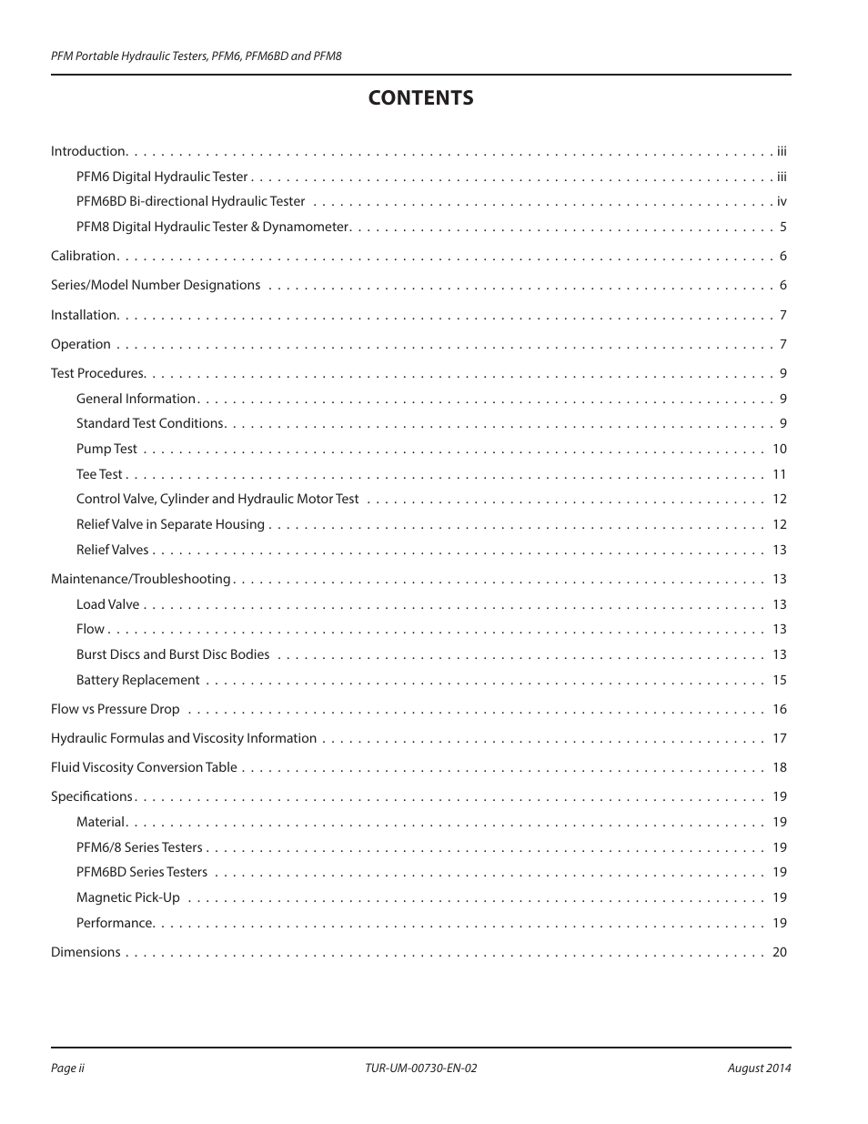 Badger Meter Portable Hydraulic Testers User Manual | Page 2 / 20