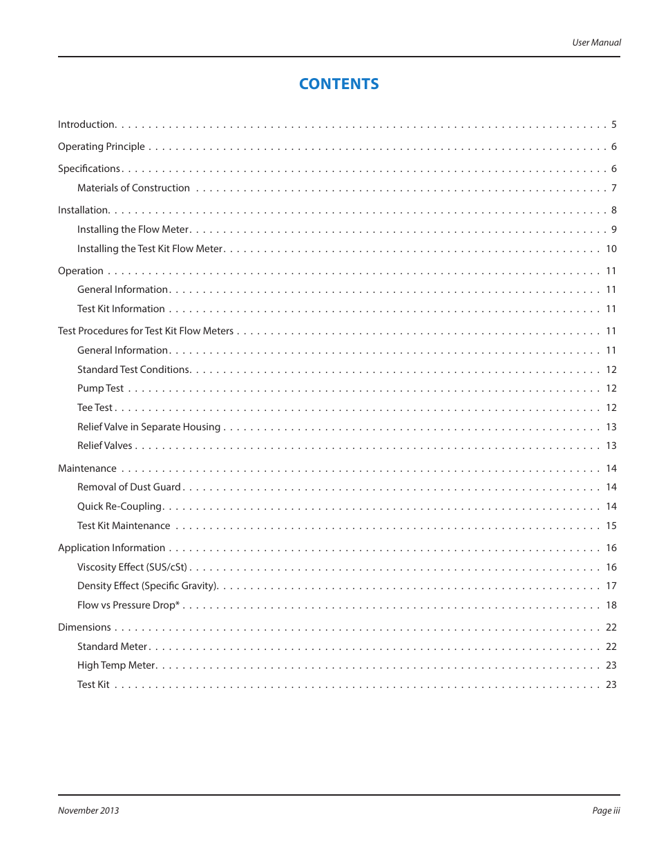 Badger Meter High Temperature Fluid Meter User Manual | Page 3 / 24