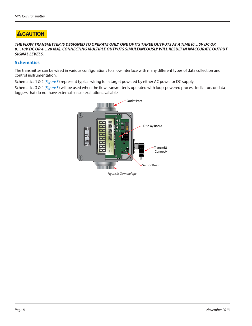 Schematics | Badger Meter MR Transmitter User Manual | Page 8 / 36